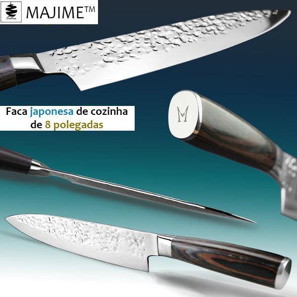 MAJIME™ - Faca japonesa de cozinha de 8 polegadas